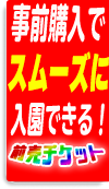 並ばずに入れる前売券の販売ページはこちら